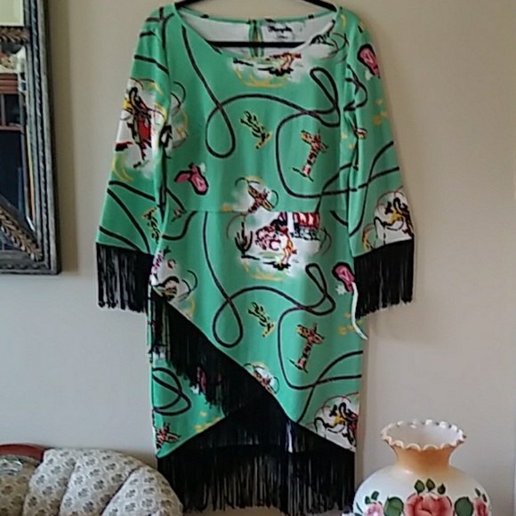 Wrangler Dresses & Skirts - Snazzy Wrangler Western cowgirl dress M NWT